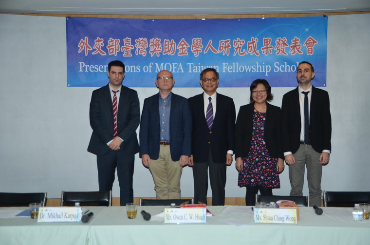 2016 4th Presentations of MOFA Taiwan Fellowship Scholars:picture8