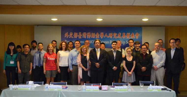 Link: 2015 1st Presentations of Taiwan Fellowship Scholars